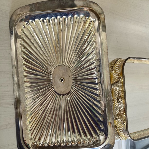 Other Vintage Silver Plated Chafing Dish Holder With Lid Poshmark